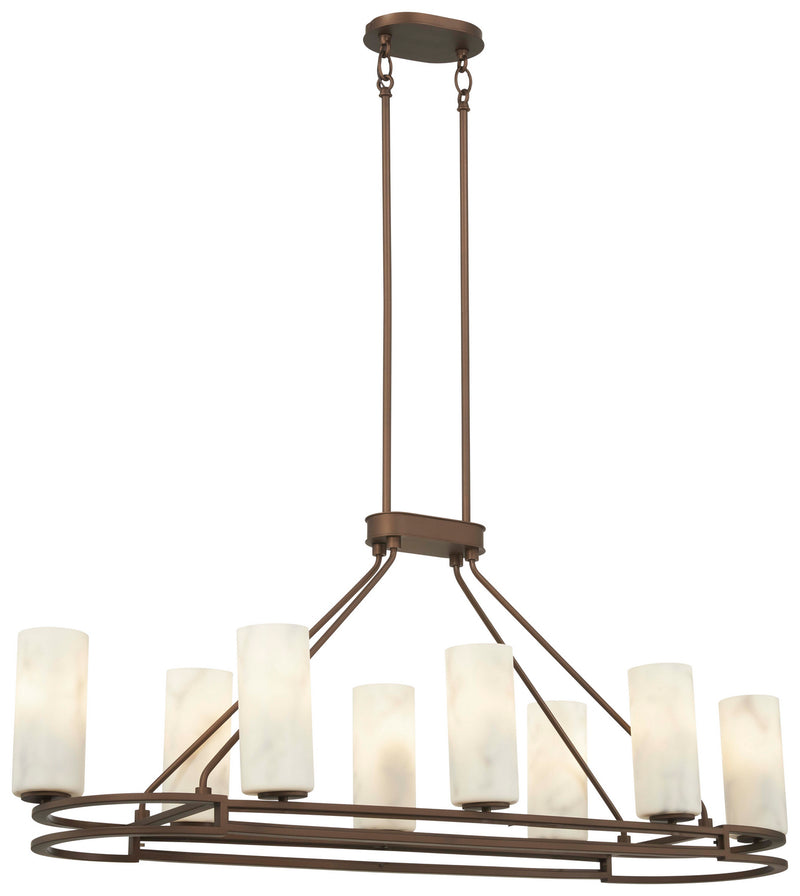 Minka-Lavery 1678-755 Eight Light Island Pendant, Hellenic Bronze