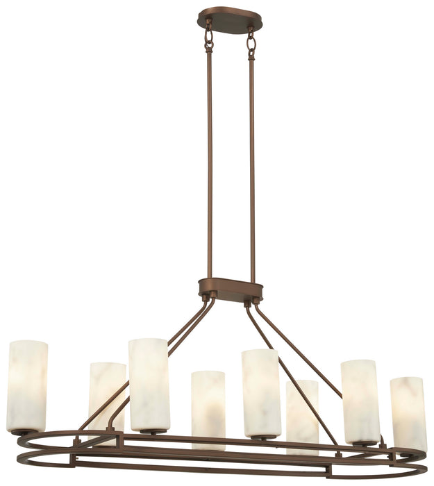 Minka-Lavery 1678-755 Eight Light Island Pendant, Hellenic Bronze