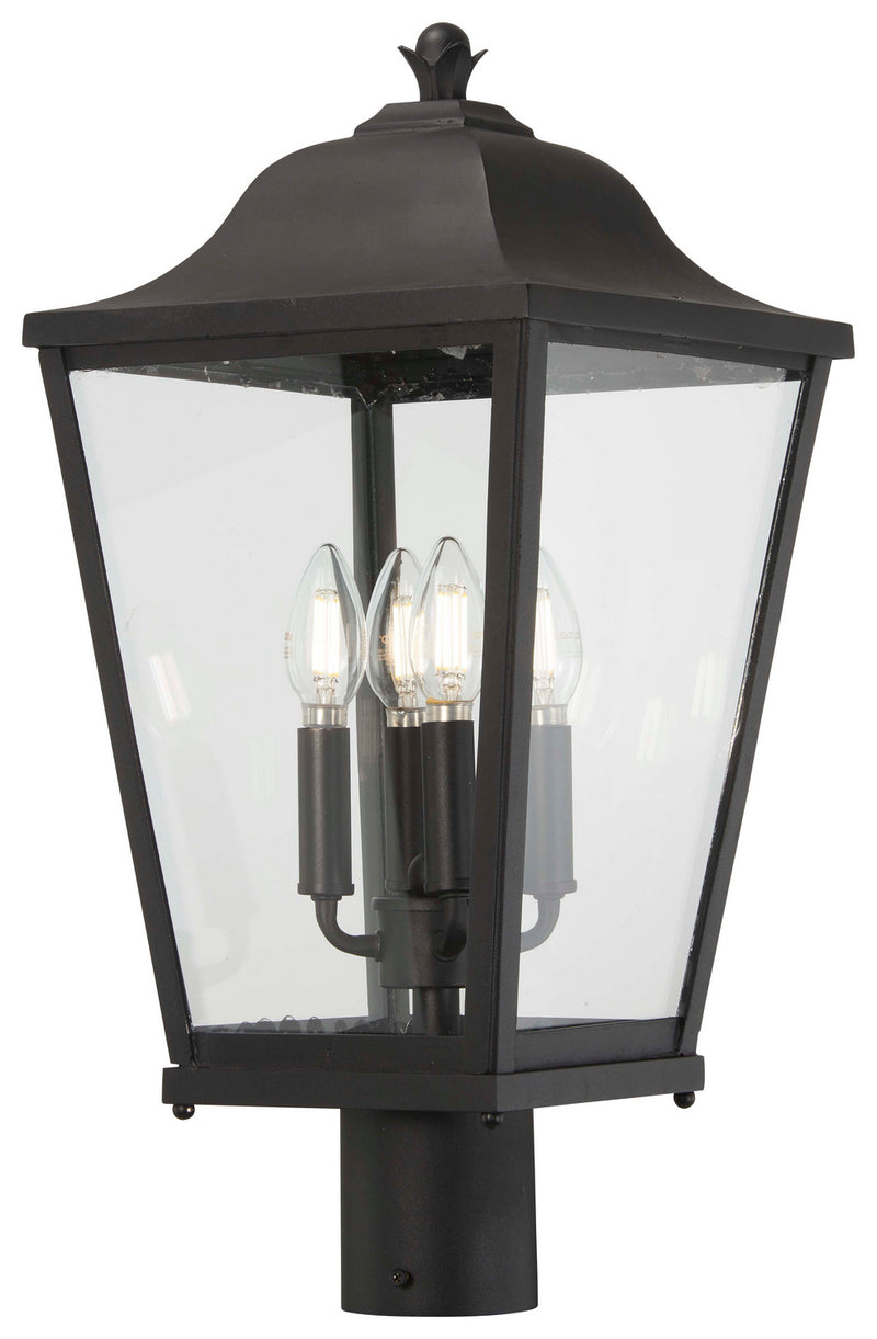 Minka-Lavery 73285-66 Four Light Outdoor Post Mount, Sand Coal