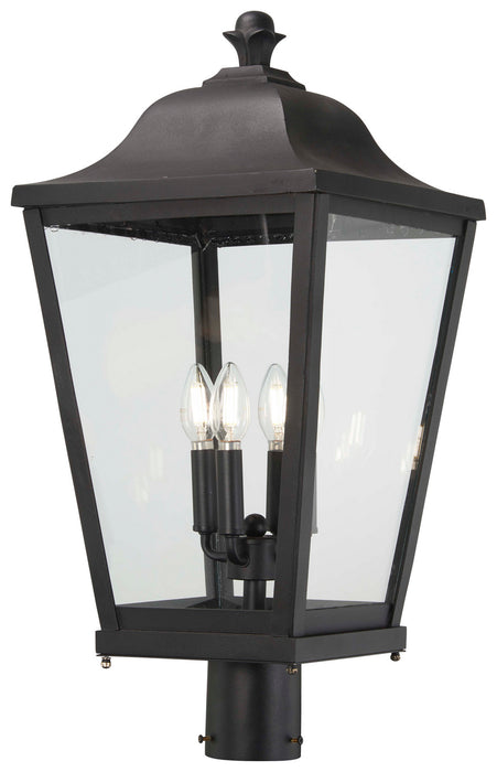Minka-Lavery 73286-66 Four Light Outdoor Post Mount, Sand Coal