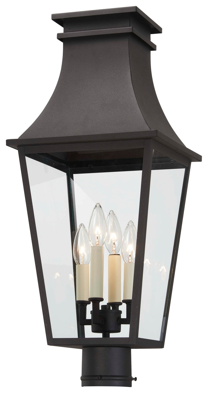 Minka-Lavery 7995-66 Four Light Outdoor Post Mount, Sand Coal