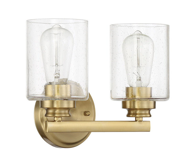 Craftmade 50502-SB Two Light Vanity, Satin Brass