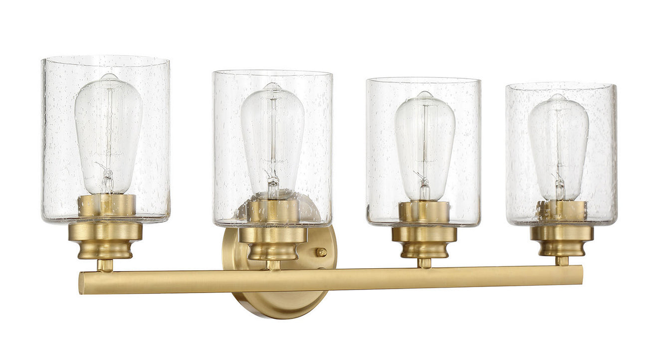 Craftmade 50504-SB Four Light Vanity, Satin Brass