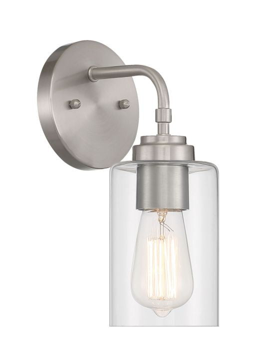 Craftmade 56001-BNK One Light Wall Sconce, Brushed Polished Nickel