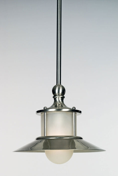 Quoizel NA1510BN One Light Mini Pendant, Brushed Nickel