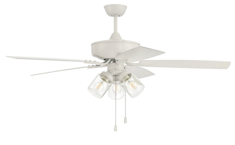 Craftmade OP104W5 52"Outdoor Ceiling Fan, White