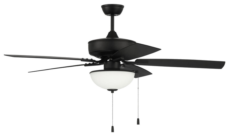 Craftmade OP211FB5 52"Outdoor Ceiling Fan, Flat Black