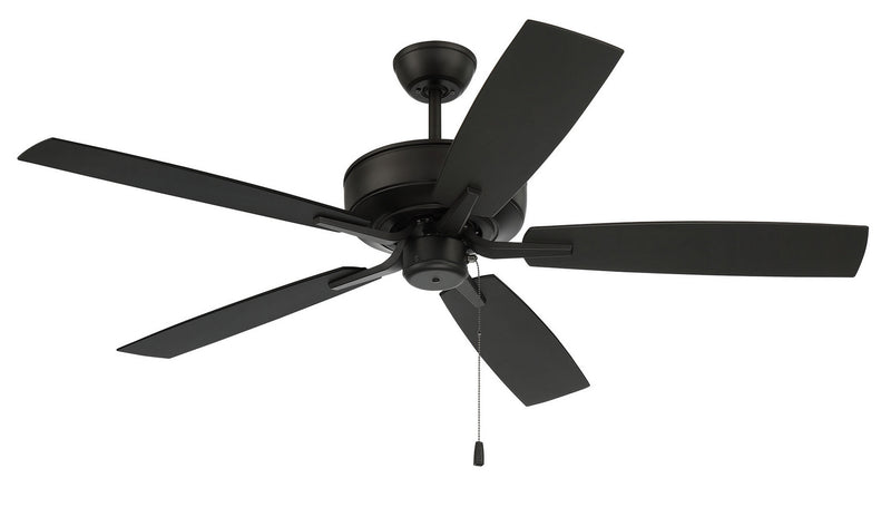 Craftmade OP52FB5 52"Outdoor Ceiling Fan, Flat Black