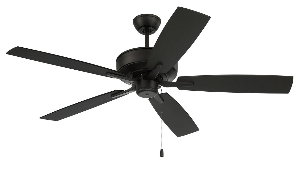 Craftmade OP52FB5 52"Outdoor Ceiling Fan, Flat Black