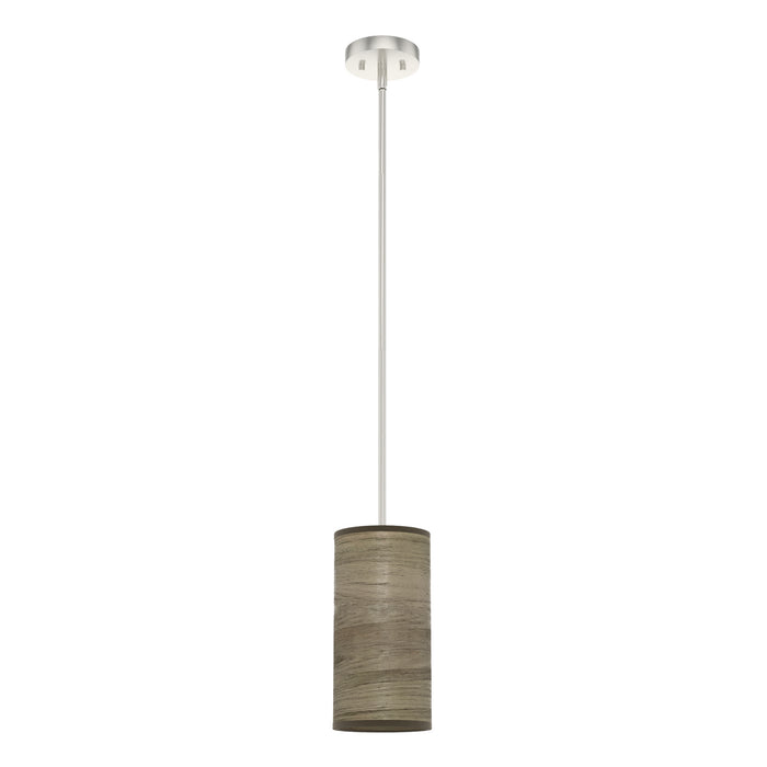 Hunter 19241 One Light Mini Pendant, Warm Grey Oak