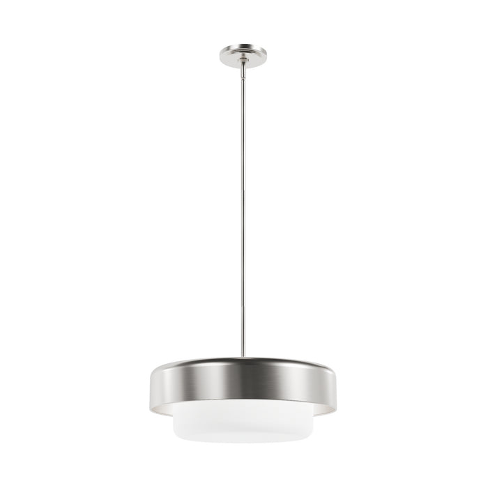 Hunter 19274 Three Light Pendant, Brushed Nickel