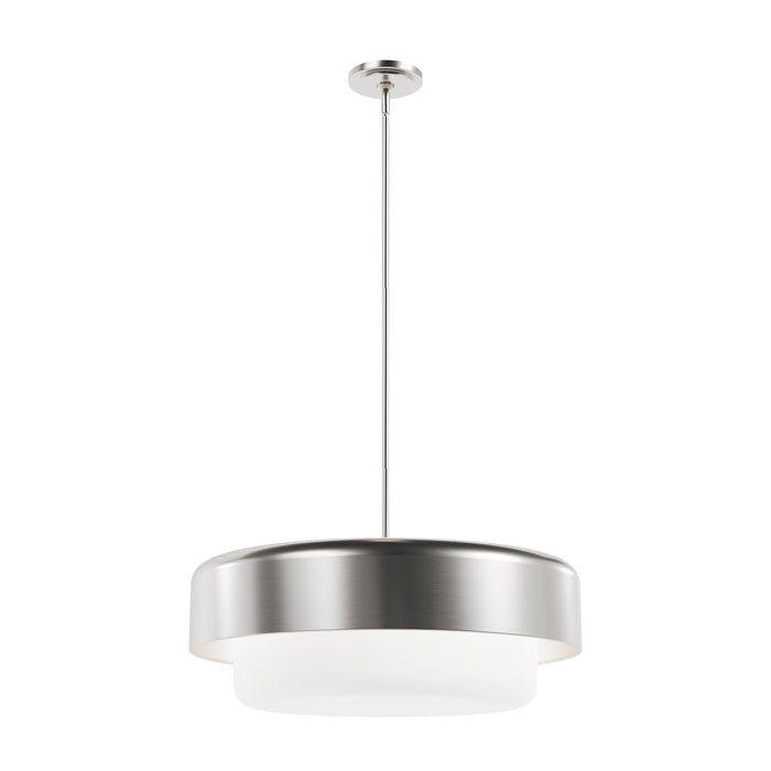 Hunter 19276 Four Light Pendant, Brushed Nickel