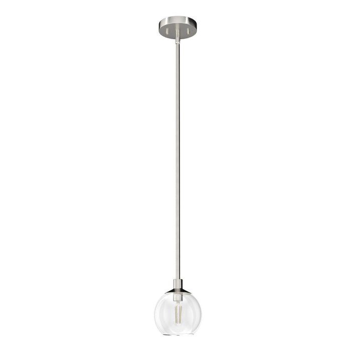 Hunter 19505 One Light Pendant, Brushed Nickel
