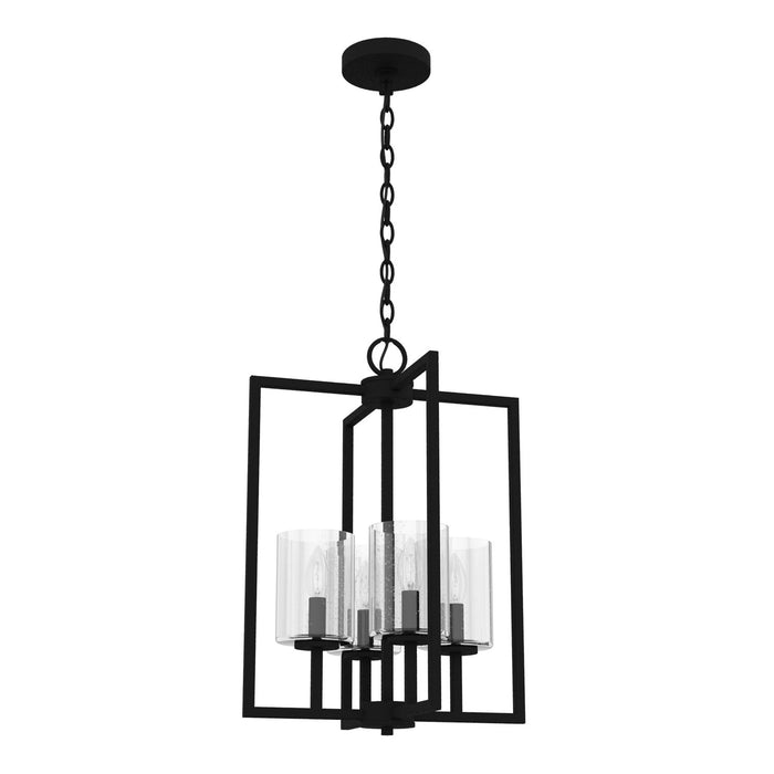 Hunter 19538 Four Light Pendant, Natural Black Iron