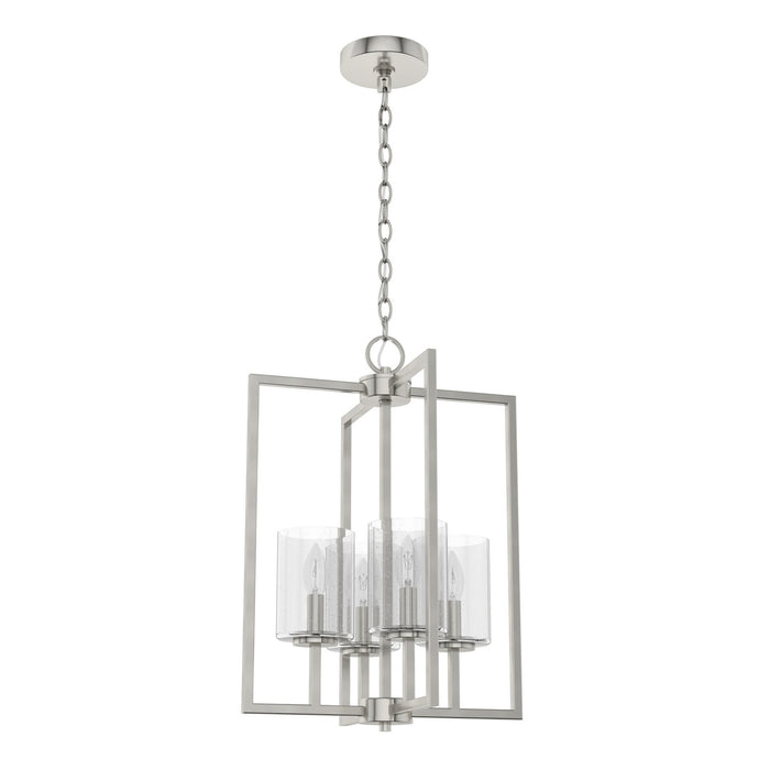 Hunter 19539 Four Light Pendant, Brushed Nickel
