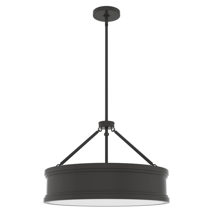 Hunter 19610 Five Light Pendant, Noble Bronze