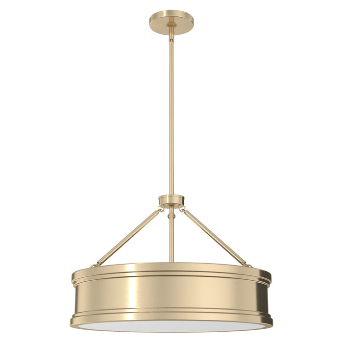 Hunter 19611 Five Light Pendant, Alturas Gold