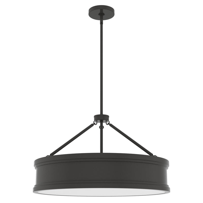 Hunter 19612 Six Light Pendant, Noble Bronze