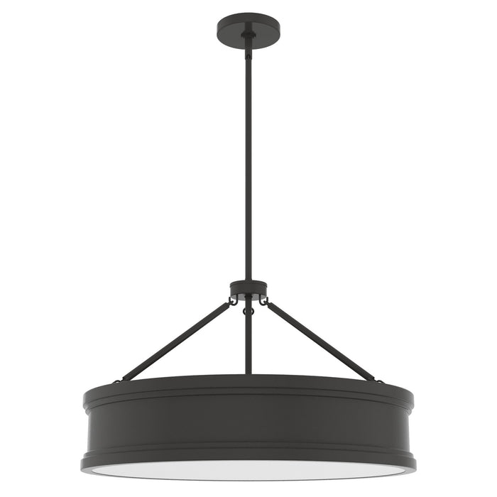 Hunter 19612 Six Light Pendant, Noble Bronze