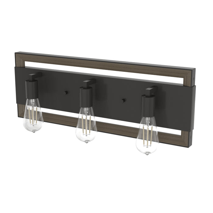 Hunter 19864 Three Light Vanity, Noble Bronze