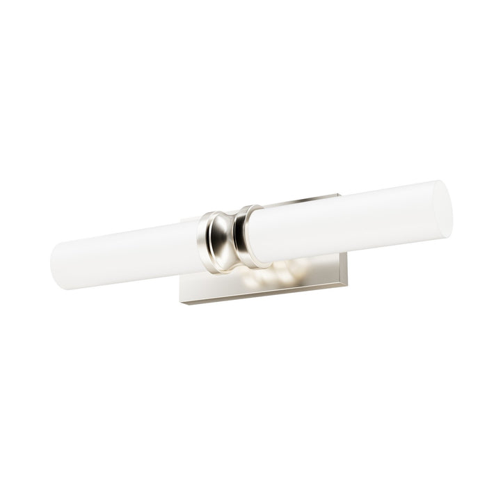 Hunter 19922 Two Light Bathroom Vanity, Brushed Nickel