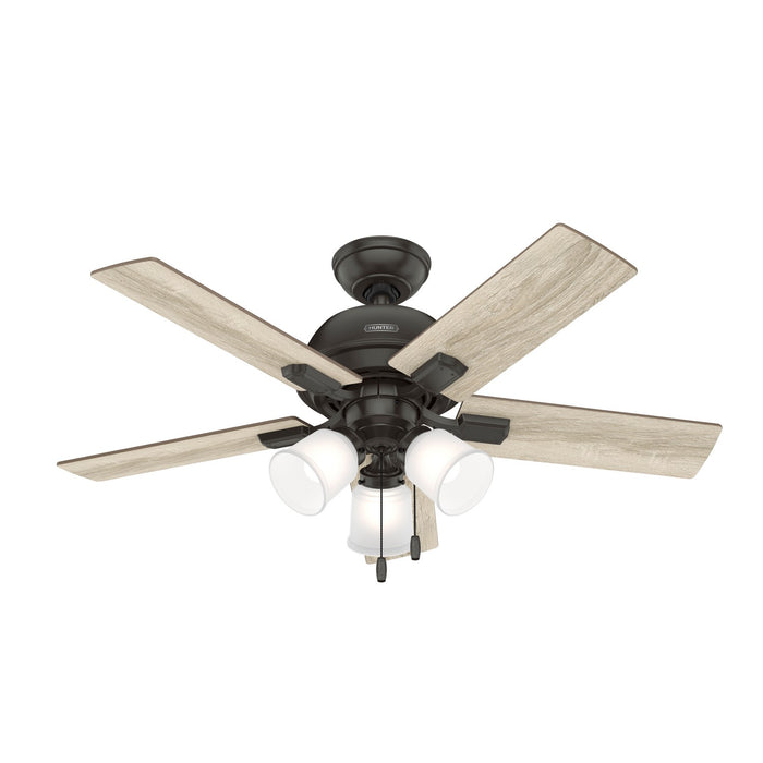 Hunter 52352 44" Ceiling Fan, Noble Bronze