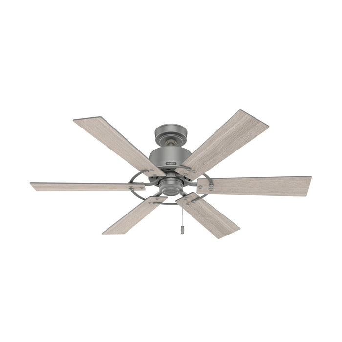 Hunter 52353 52" Ceiling Fan, Matte Silver