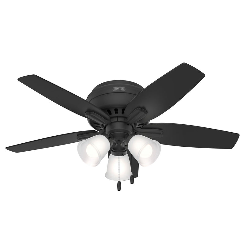 Hunter 52393 42" Ceiling Fan, Matte Black