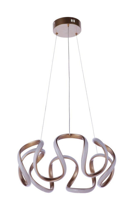 Craftmade 55790-CHB-LED LED Pendant, Champagne Brass