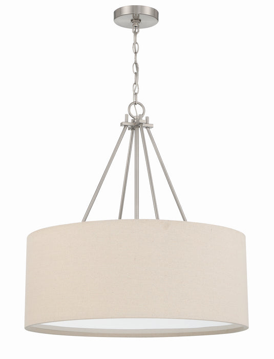 Craftmade 56594-BNK Three Light Pendant, Brushed Polished Nickel