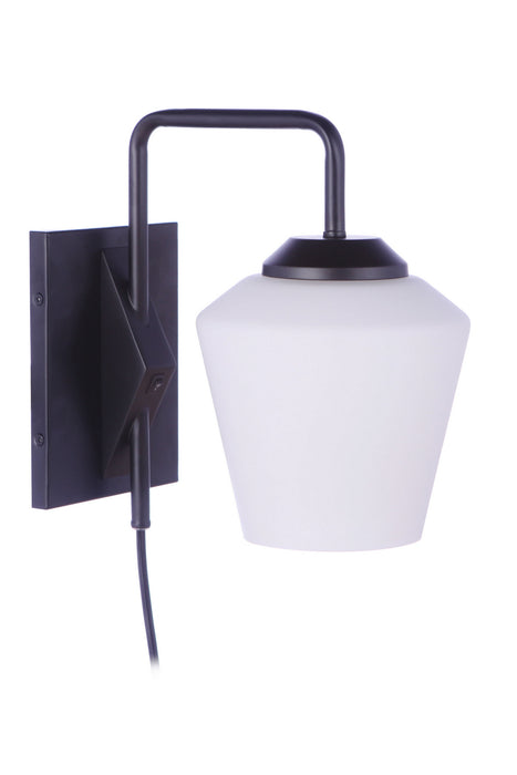 Craftmade 56761P-FB One Light Wall Sconce, Flat Black