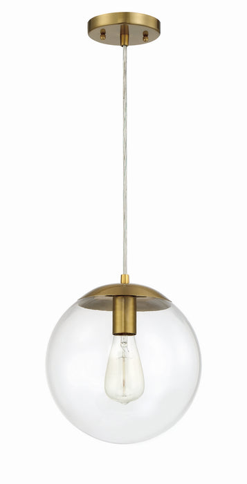 Craftmade 56891-SB One Light Pendant, Satin Brass