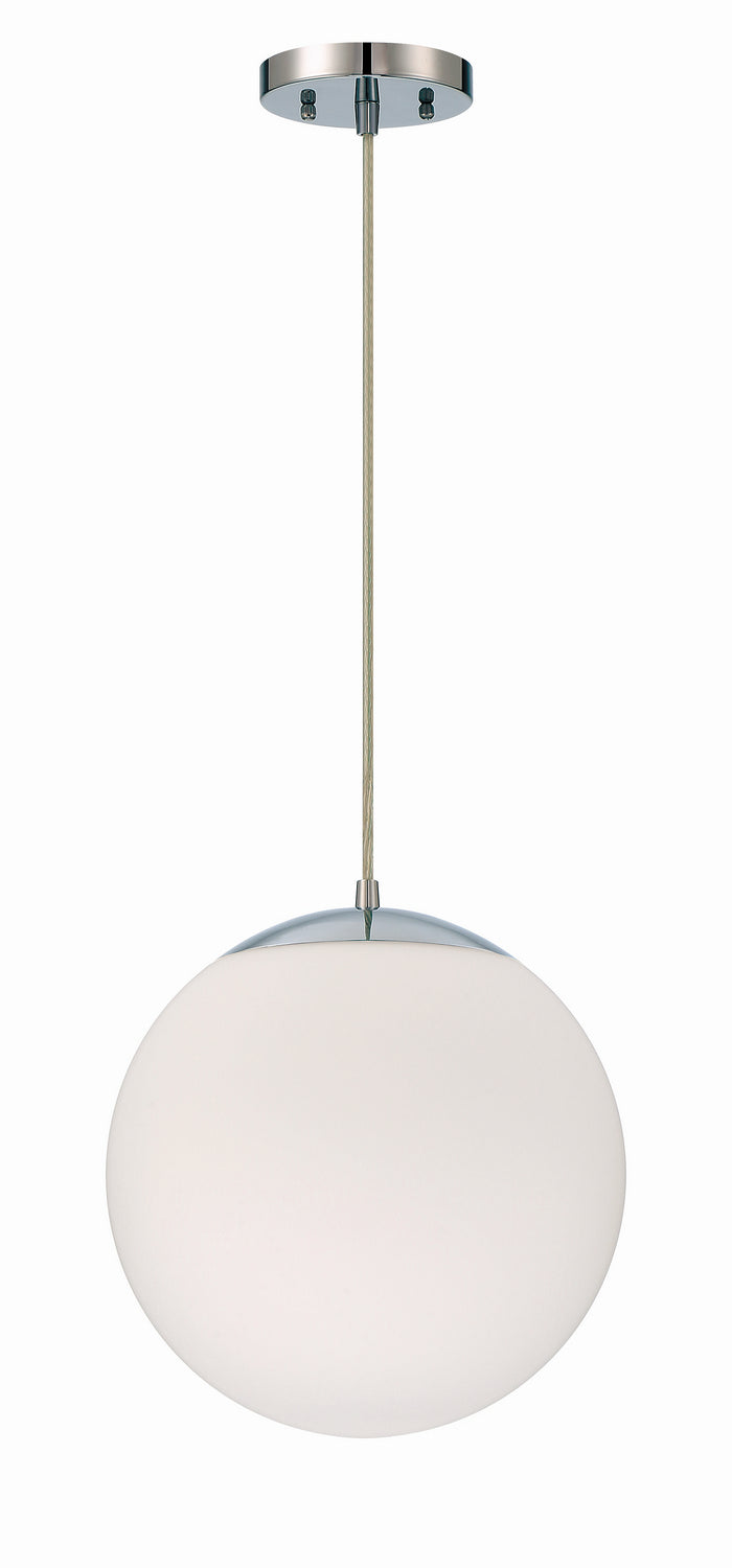 Craftmade 56892-CH-WG One Light Pendant, Chrome
