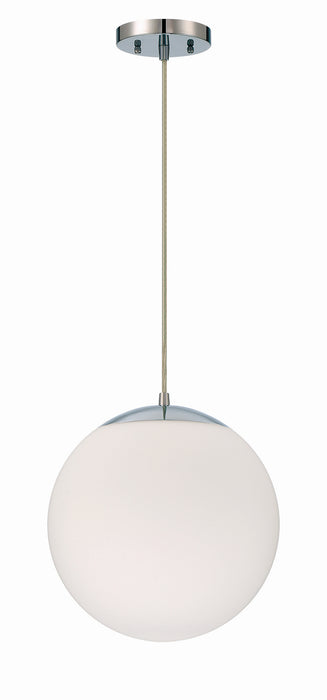 Craftmade 56892-CH-WG One Light Pendant, Chrome