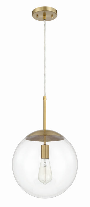 Craftmade 56892-SB One Light Pendant, Satin Brass