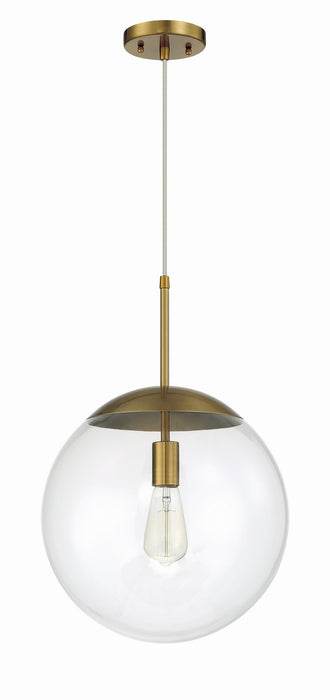 Craftmade 56893-SB One Light Pendant, Satin Brass