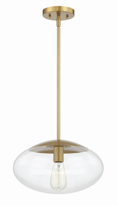 Craftmade 56894-SB One Light Pendant, Satin Brass