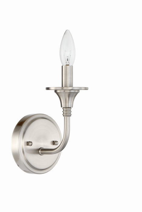 Craftmade 57061-BNK One Light Wall Sconce, Brushed Polished Nickel