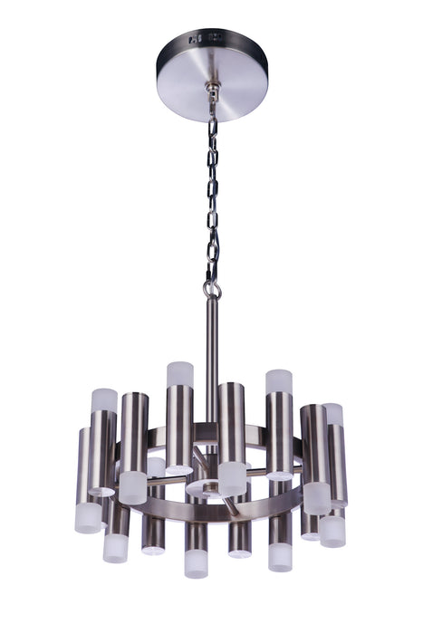 Craftmade 57516-BNK-LED LED Chandelier, Brushed Polished Nickel