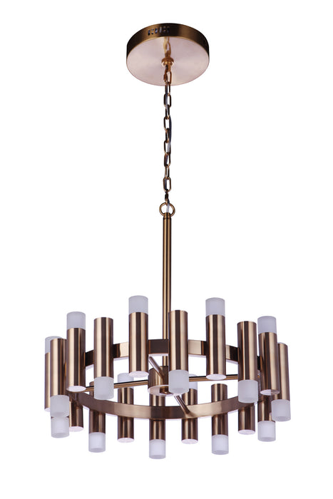 Craftmade 57520-SB-LED LED Chandelier, Satin Brass