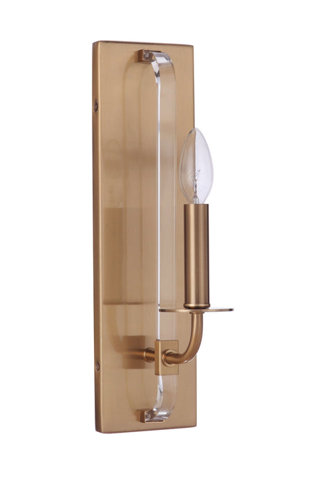Craftmade 57761-SB One Light Wall Sconce, Satin Brass