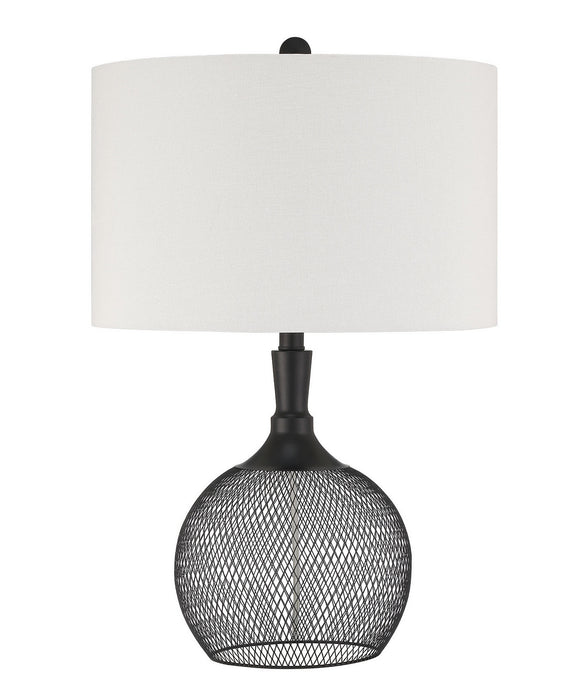 Craftmade 86263 One Light Table Lamp, Matte Black