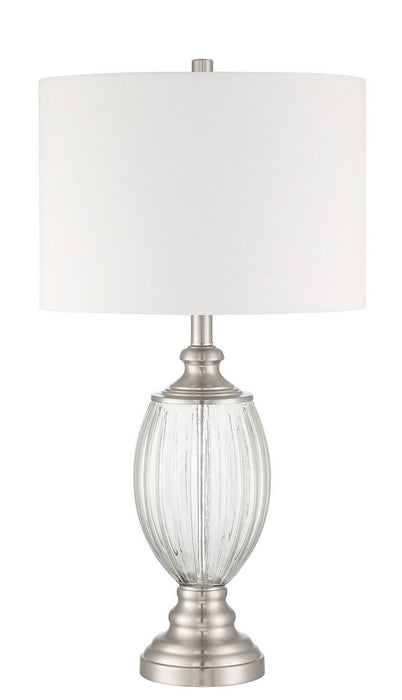 Craftmade 86264 One Light Table Lamp, Brushed Nickel