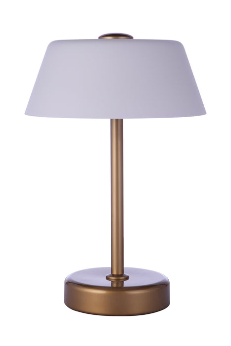 Craftmade 86280R-LED LED Table Lamp, Painted Satin Brass