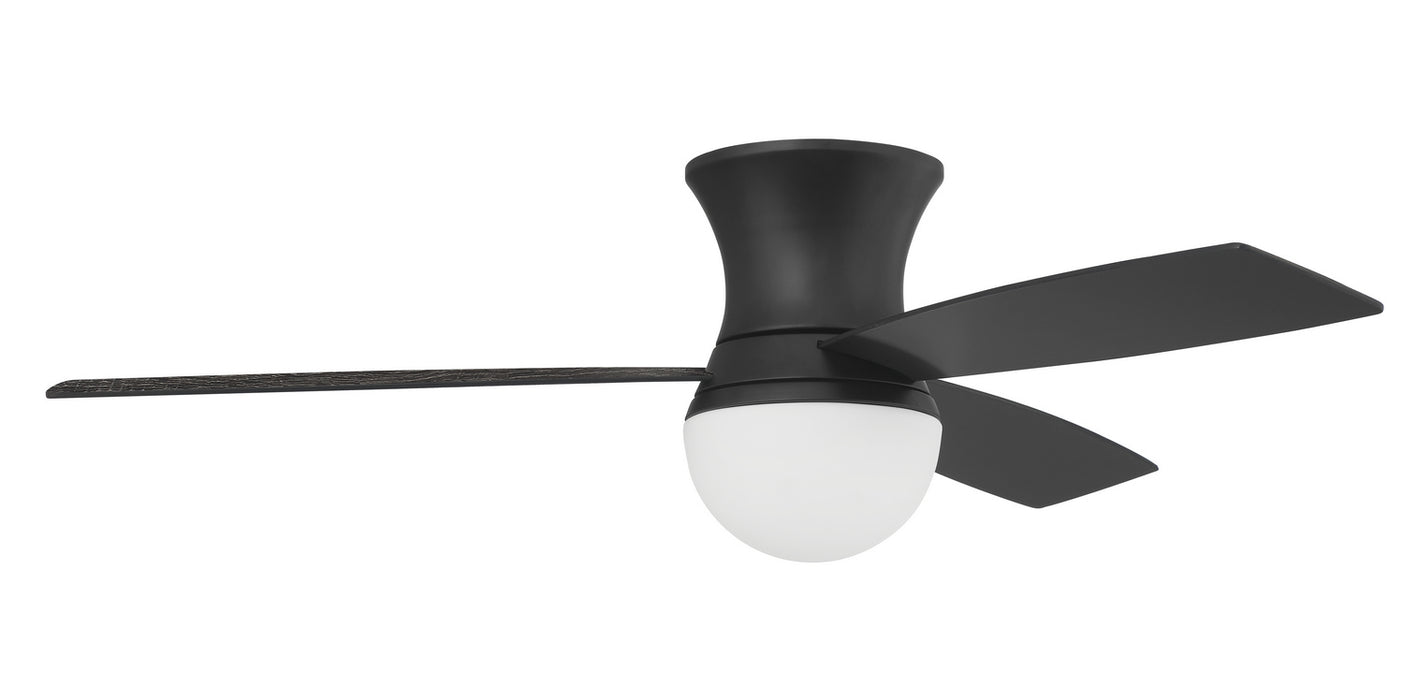 Craftmade DBK52FB3 52"Ceiling Fan, Flat Black