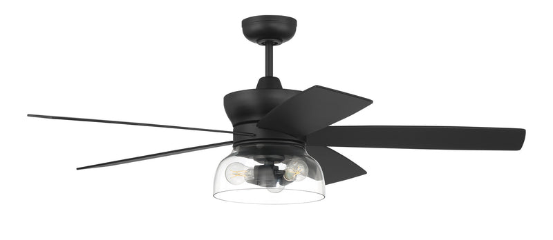 Craftmade GBN52FB5 52"Ceiling Fan, Flat Black