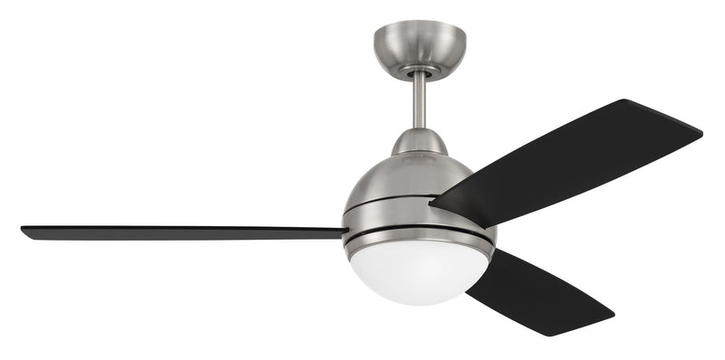Craftmade KNE48BNK3 48"Ceiling Fan, Brushed Polished Nickel