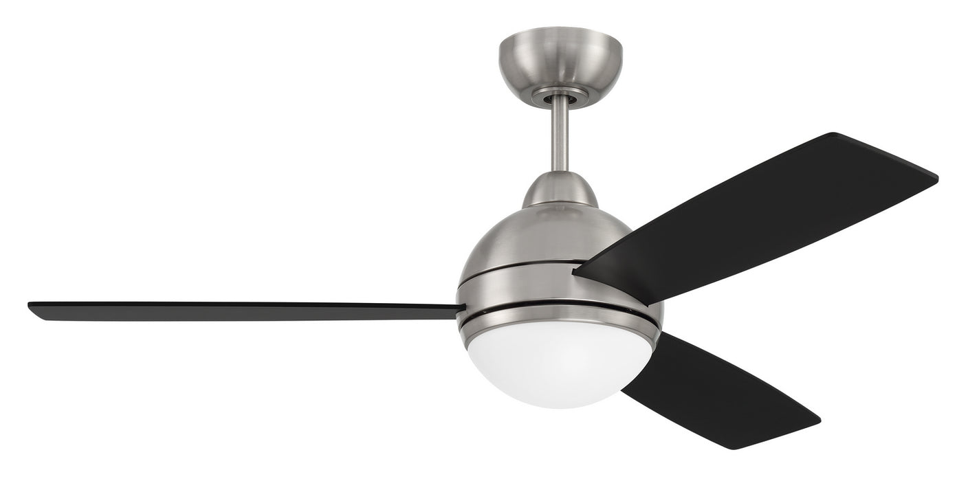 Craftmade KNE48BNK3 48"Ceiling Fan, Brushed Polished Nickel
