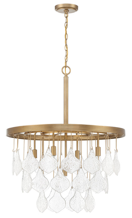 Craftmade P981SB5 Five Light Pendant, Satin Brass