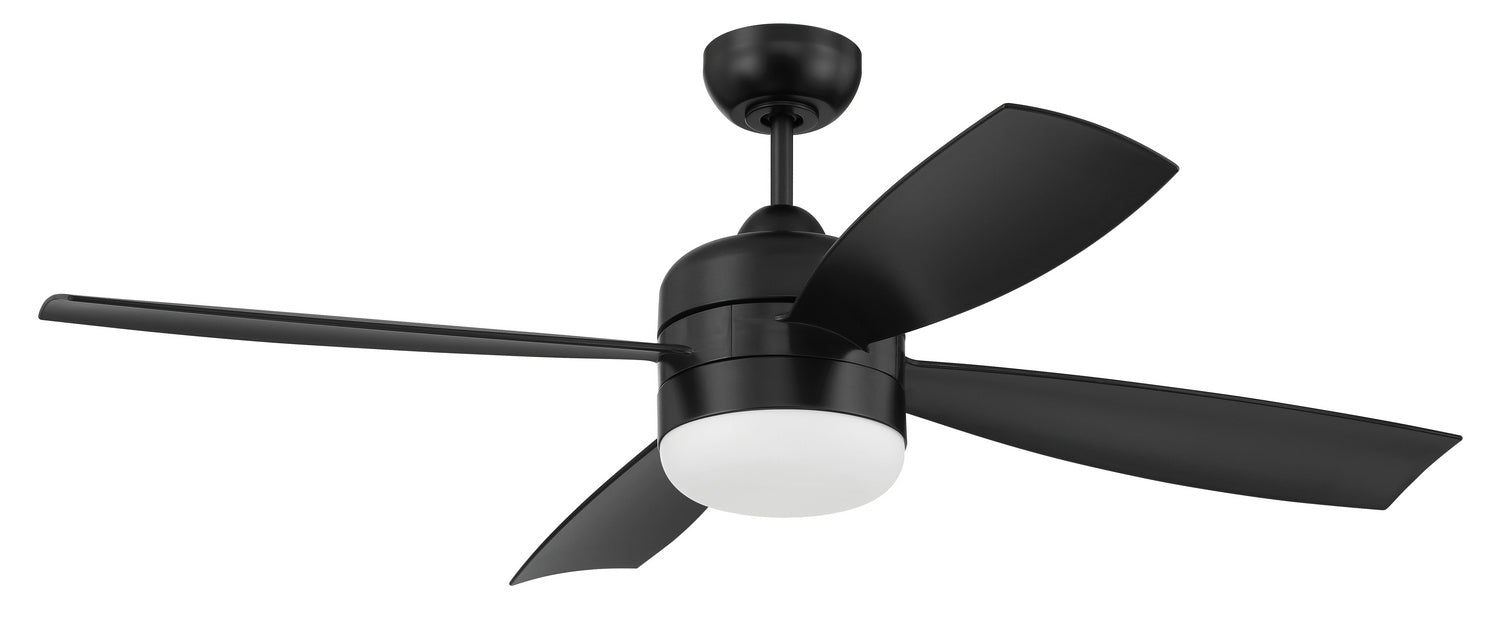 Craftmade SBN52FB4 52"Ceiling Fan, Flat Black